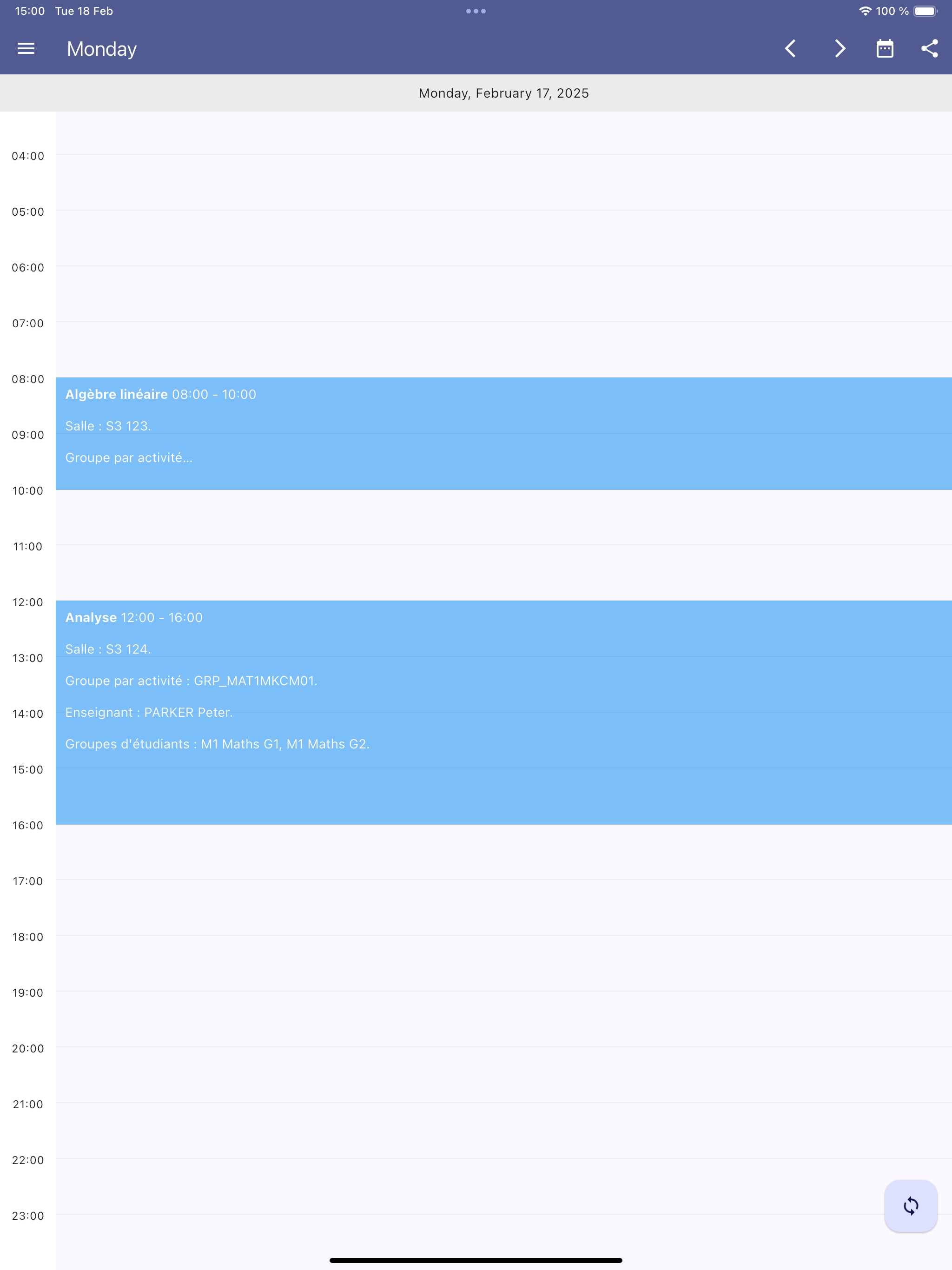 Unicaen Timetable
