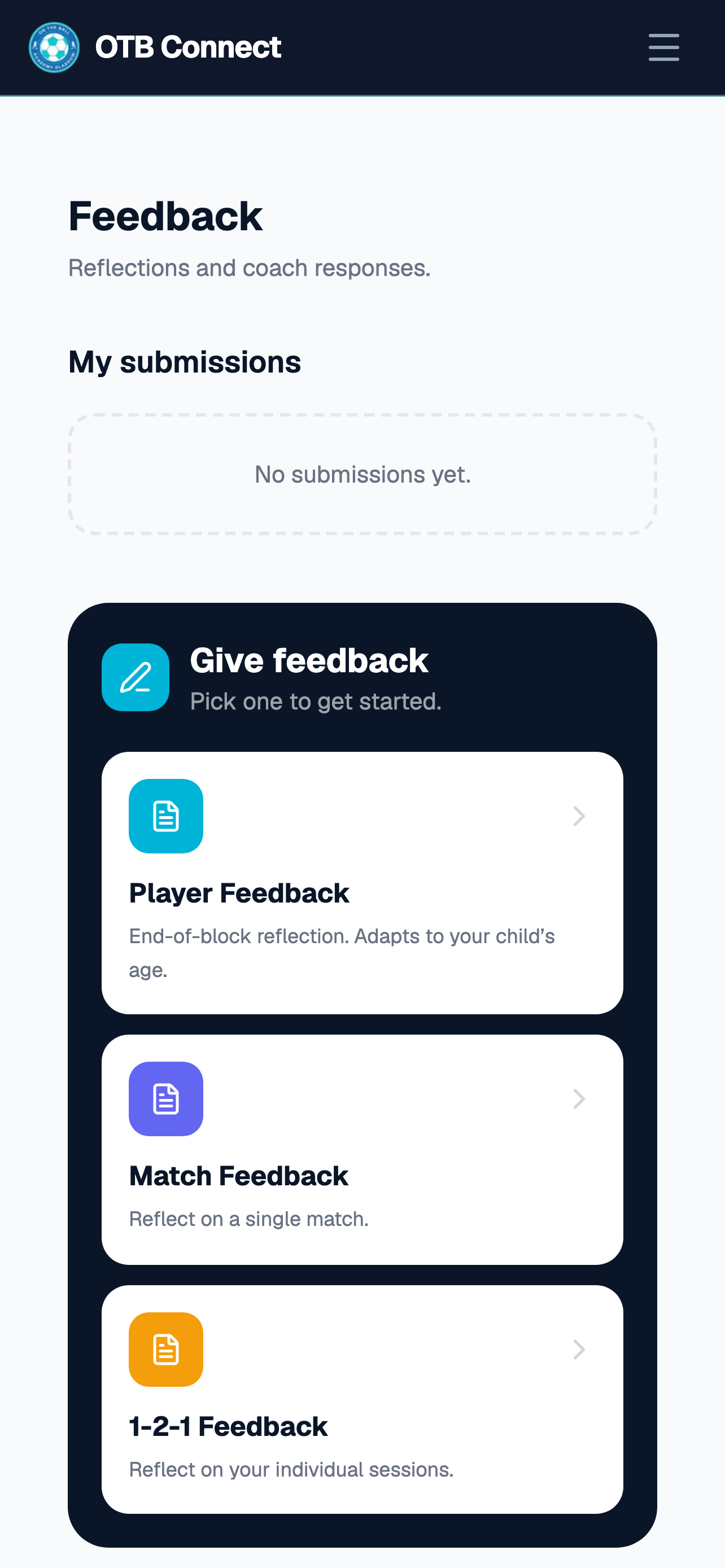 OTB Connect screenshot 2