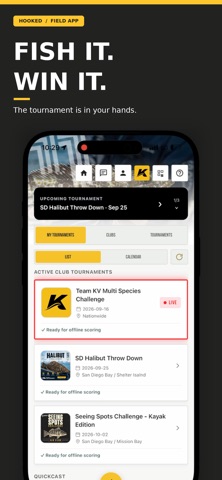 Hooked Field App Screenshot 1 of 10