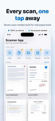 PDF Scanner App - Scan Docs iPhone screenshot
