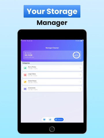 AI Cleaner + Clean Up Storage iPad screenshot