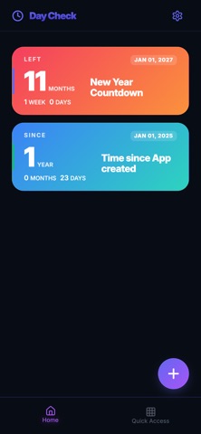 Day Check: Day Counter iPhone screenshot