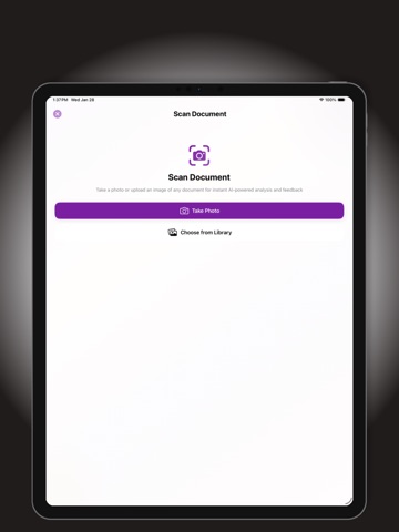 Grant Writer AI: GrantIQ iPad screenshot