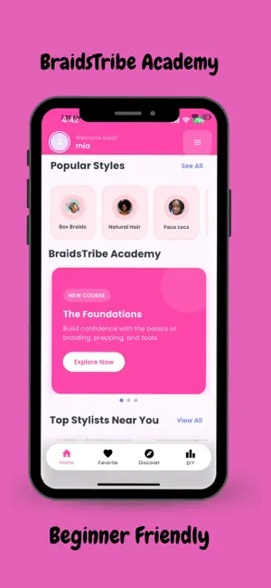 BraidsTribeApp screenshot 2