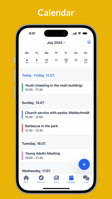 ChurchTools Screenshot