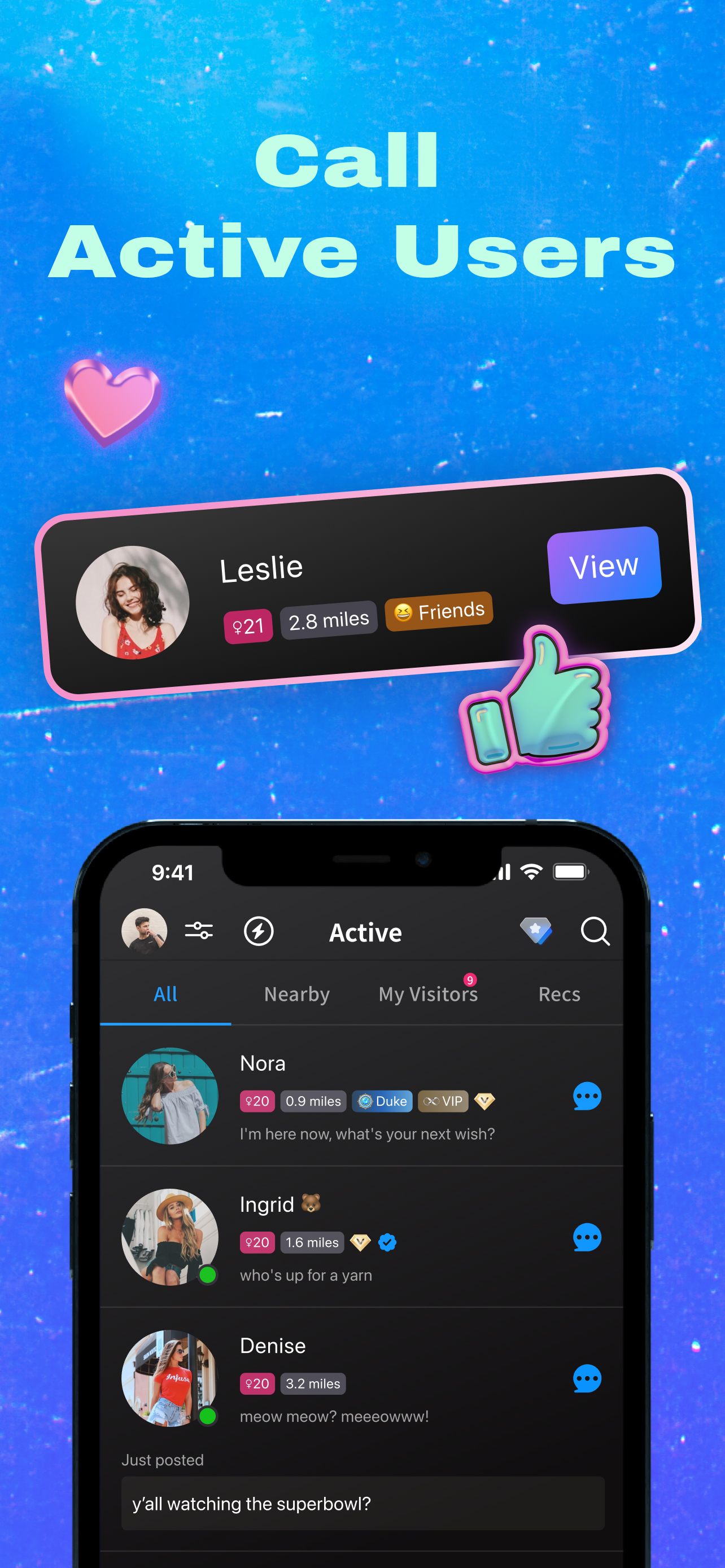 Goodnight: Dating & Voice Chat screenshot 3