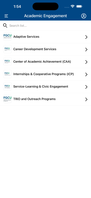 FGCU Event Guidebook Screenshot 3 of 3