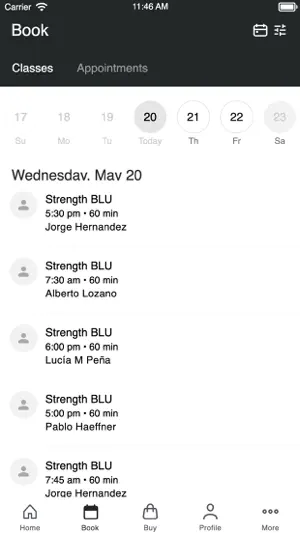 BLU Training Club screenshot 2