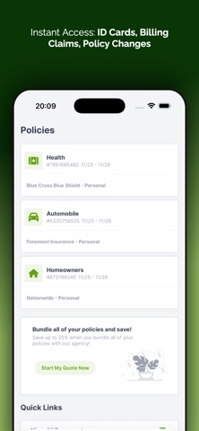 Gallaher Insurance Group screenshot