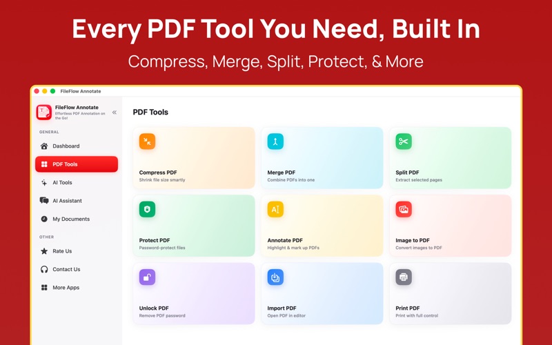 PDF Converter, Reader, Editor. iPhone screenshot