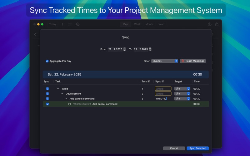 Whid - Time Tracking screenshot