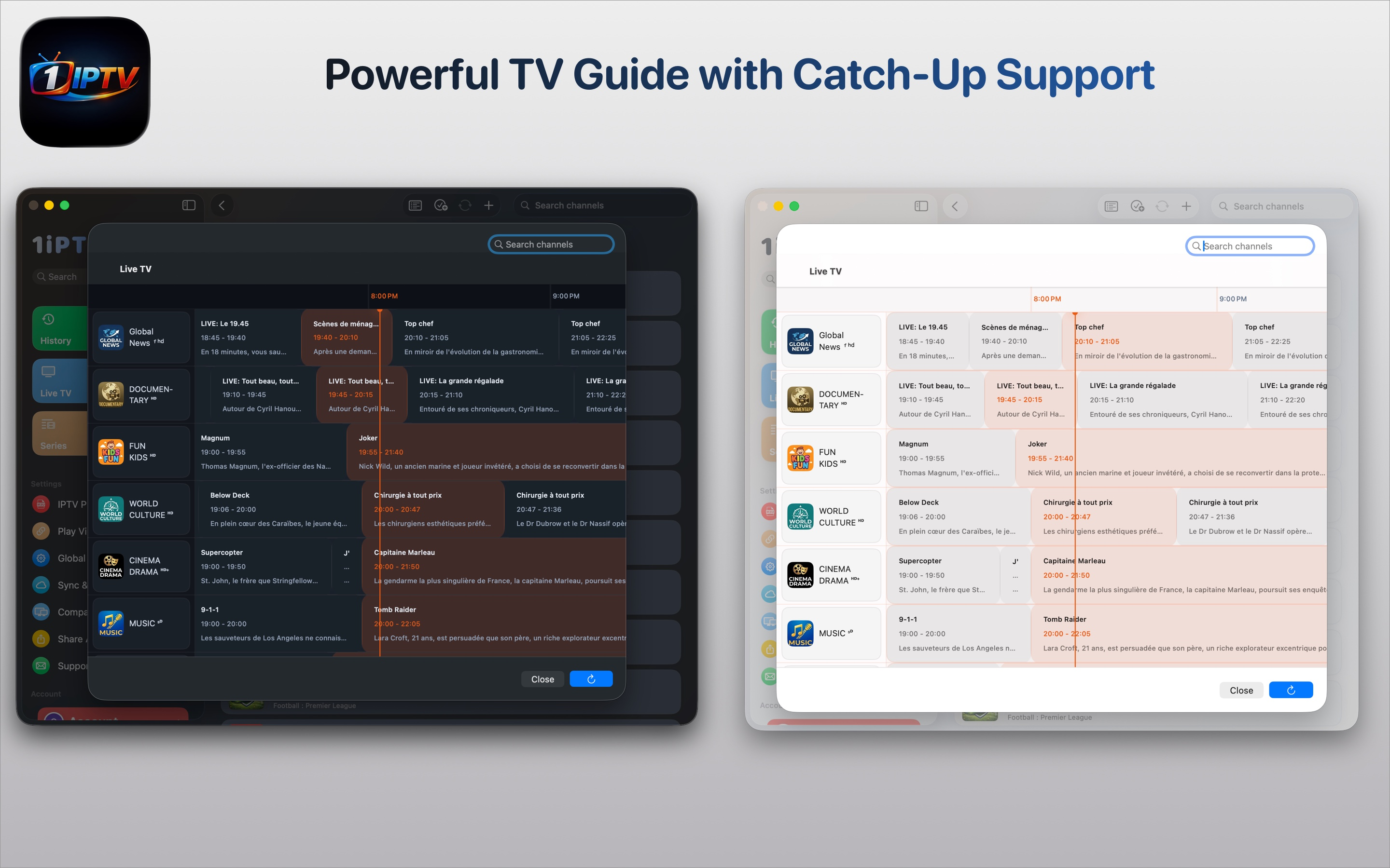 1iPTV - IPTV & video Player screenshot 18