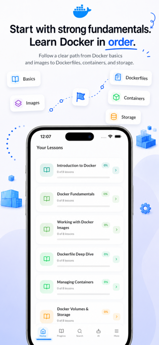 Learn Docker: DevOps & Cloud Screenshot 2 of 9