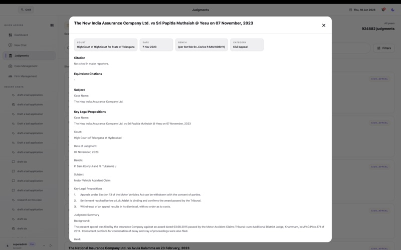 LawgicHub Enterprise screenshot