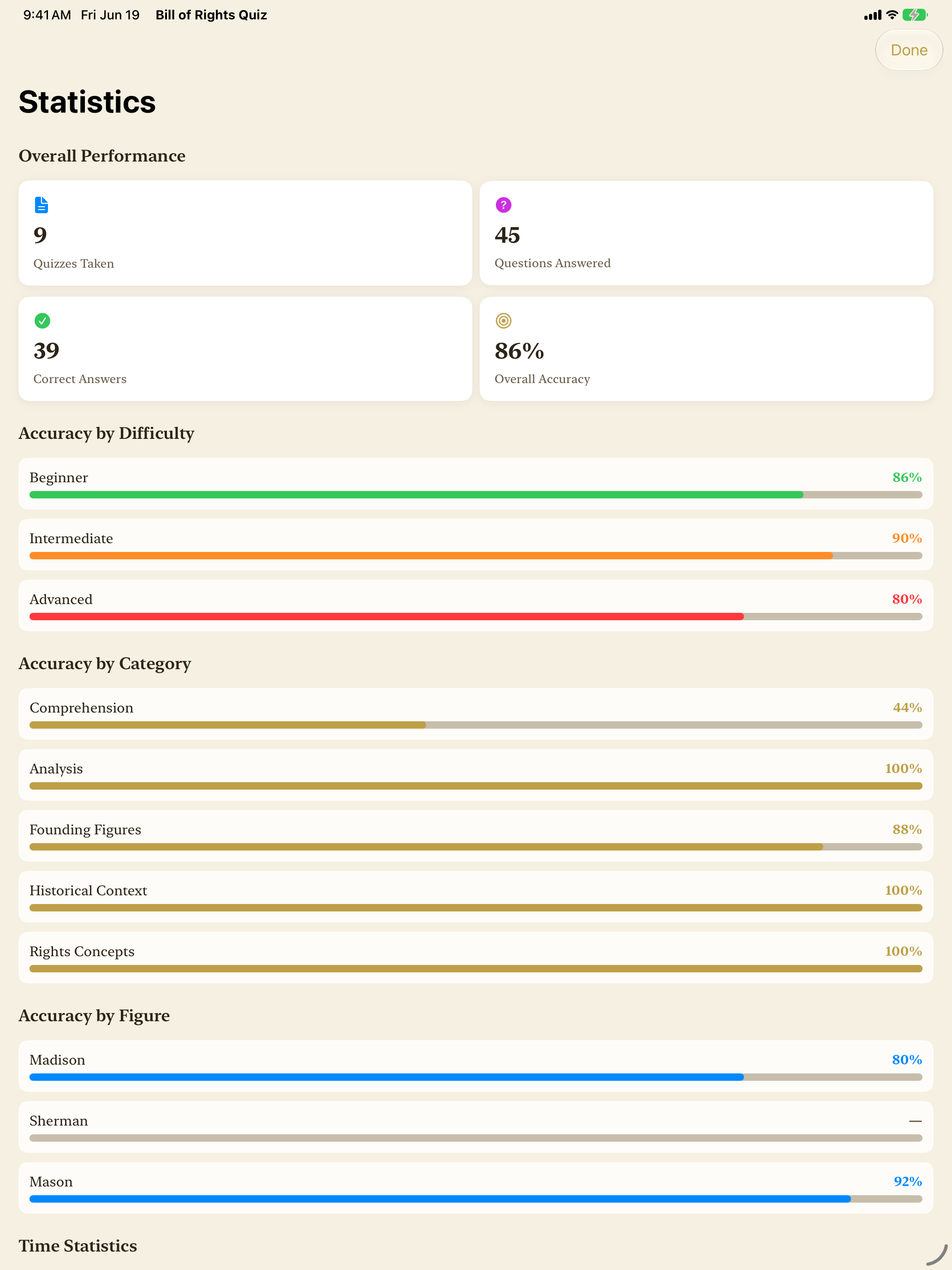 Bill of Rights Quiz