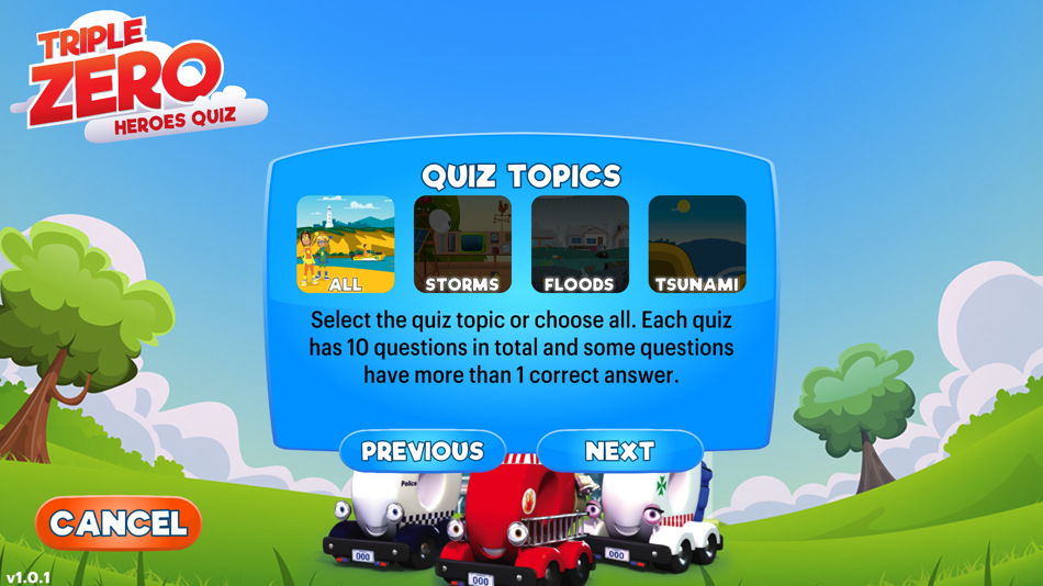 #5. Triple Zero Heroes Quiz (iOS) 由: 360 Entertainment