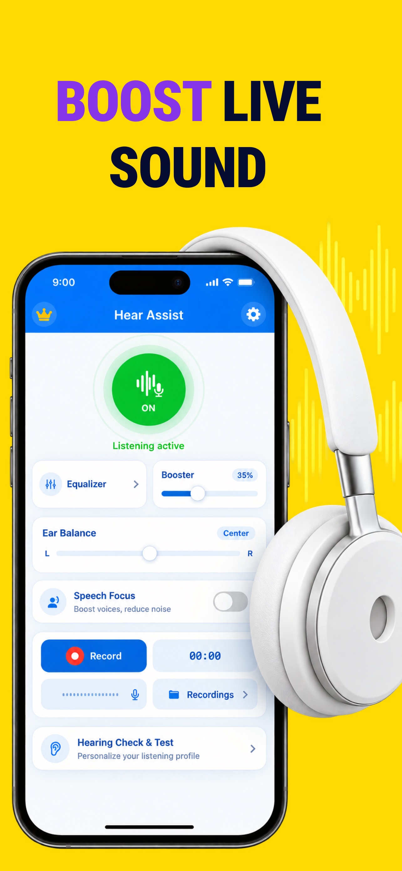 Screenshot 5 of Hear Assist - Boost Listening