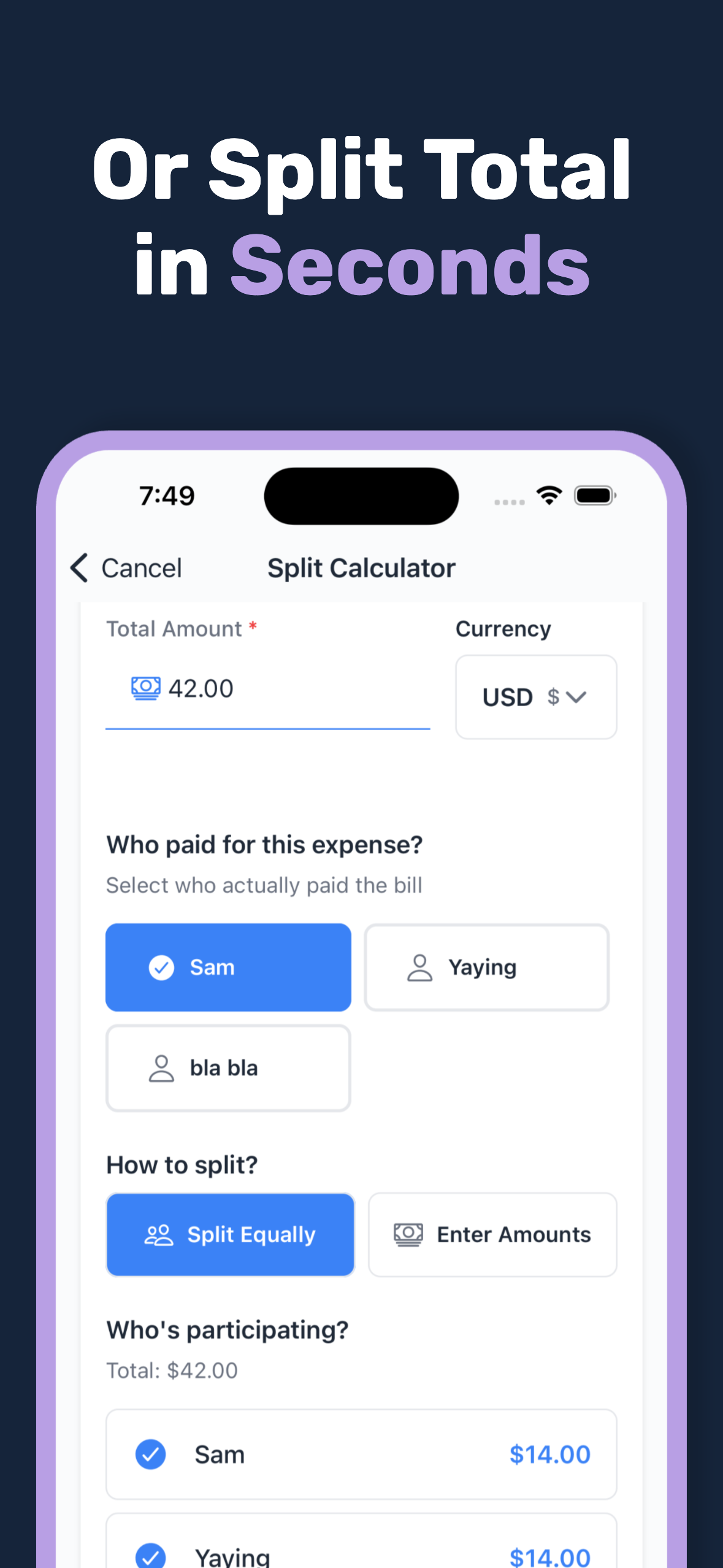 FairSplit: Settle Expenses screenshot 8