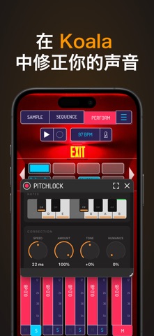 PitchLock: AUv3 Vocal Tuner screenshot