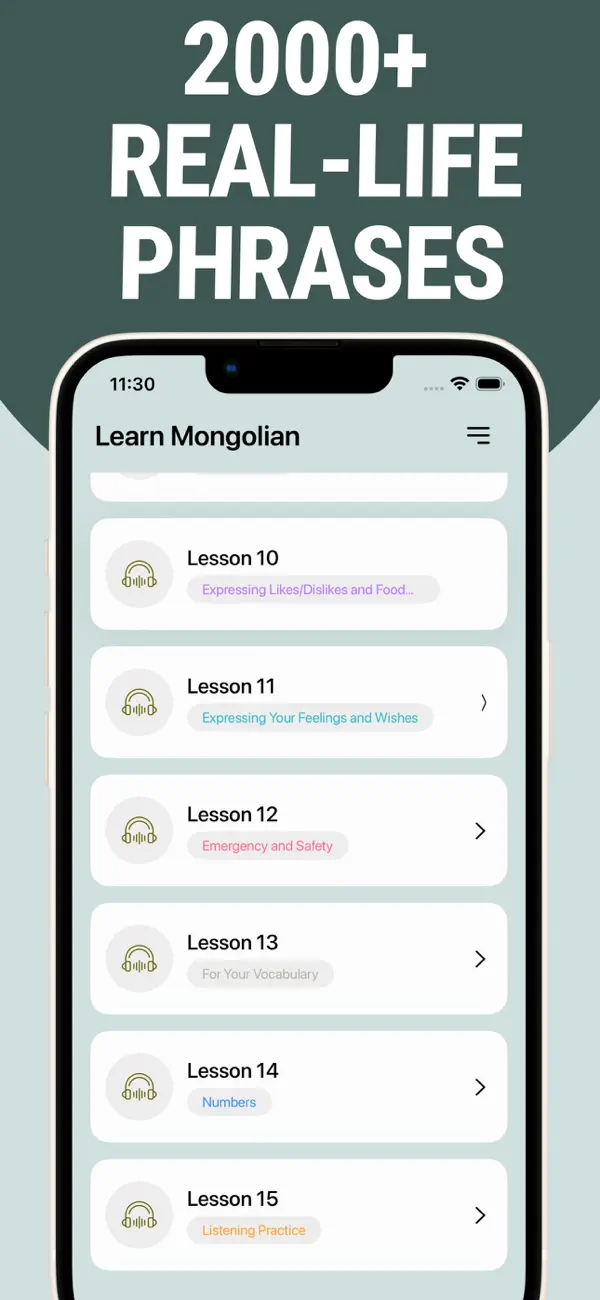 Screenshot #2 pour Fast - Speak Mongolian