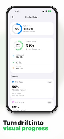 CueTilt: Neck Posture Feedback screenshot
