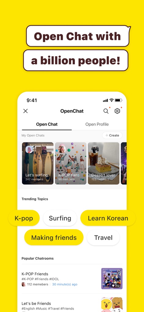 KakaoTalk : Messenger - Découvrez l'Open Chat