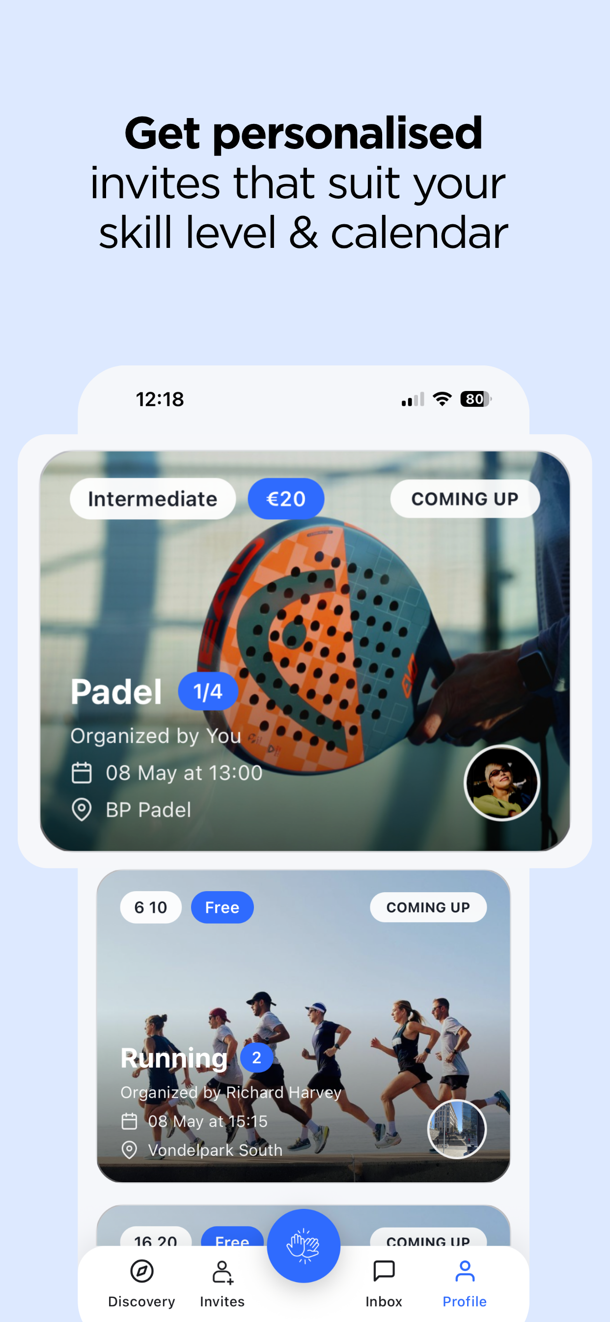HIGH 5: Sports & Friends app screenshot 5