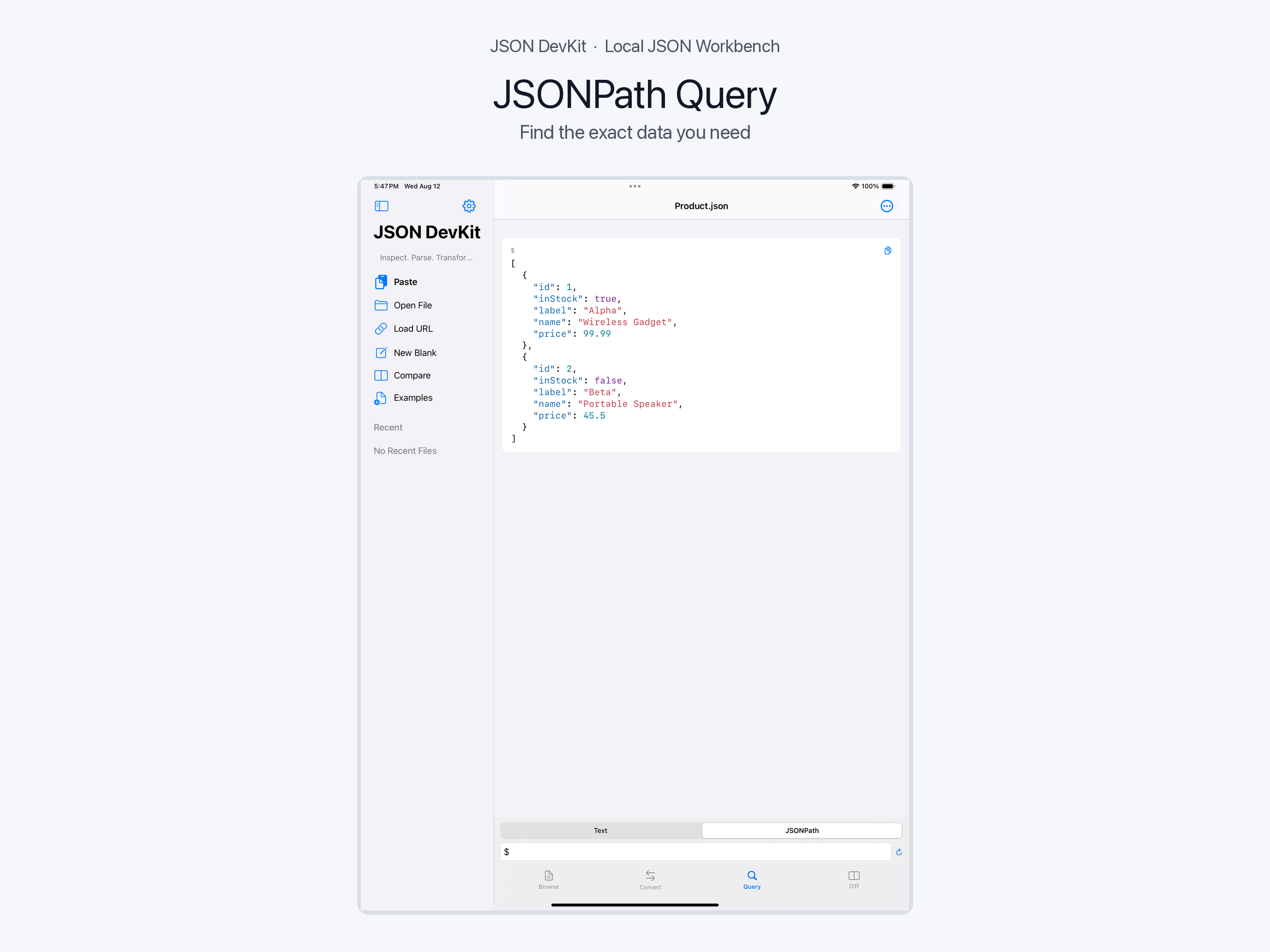 JSON DevKit Editor screenshot 15
