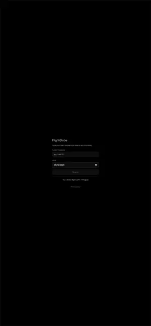 Flightglobe screenshot 2