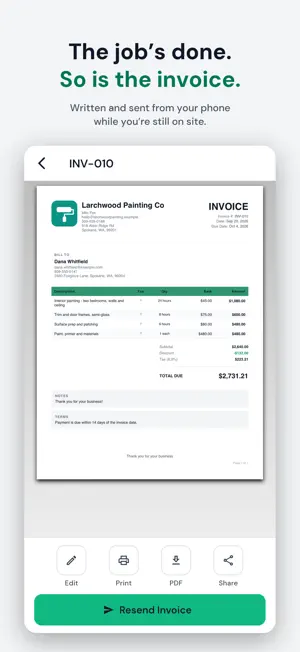 Quotora: Invoice Maker screenshot 1