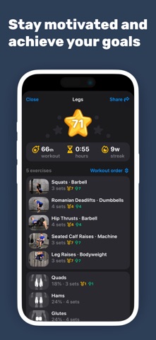 Alpha Progression Gym Tracker screenshot