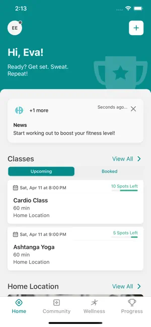 HomeBase Fit for Life screenshot 2