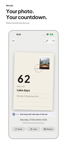 Not yet: Countdowns screenshot 2