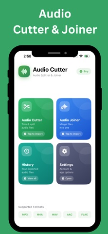 Audio Cutter : MP3 Splitter Screenshot 1 of 5
