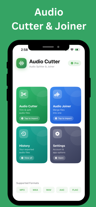 Audio Cutter : MP3 Splitter Screenshot 1 of 5