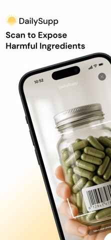 DailySupp - Supplement Scanner Screenshot 1 of 7