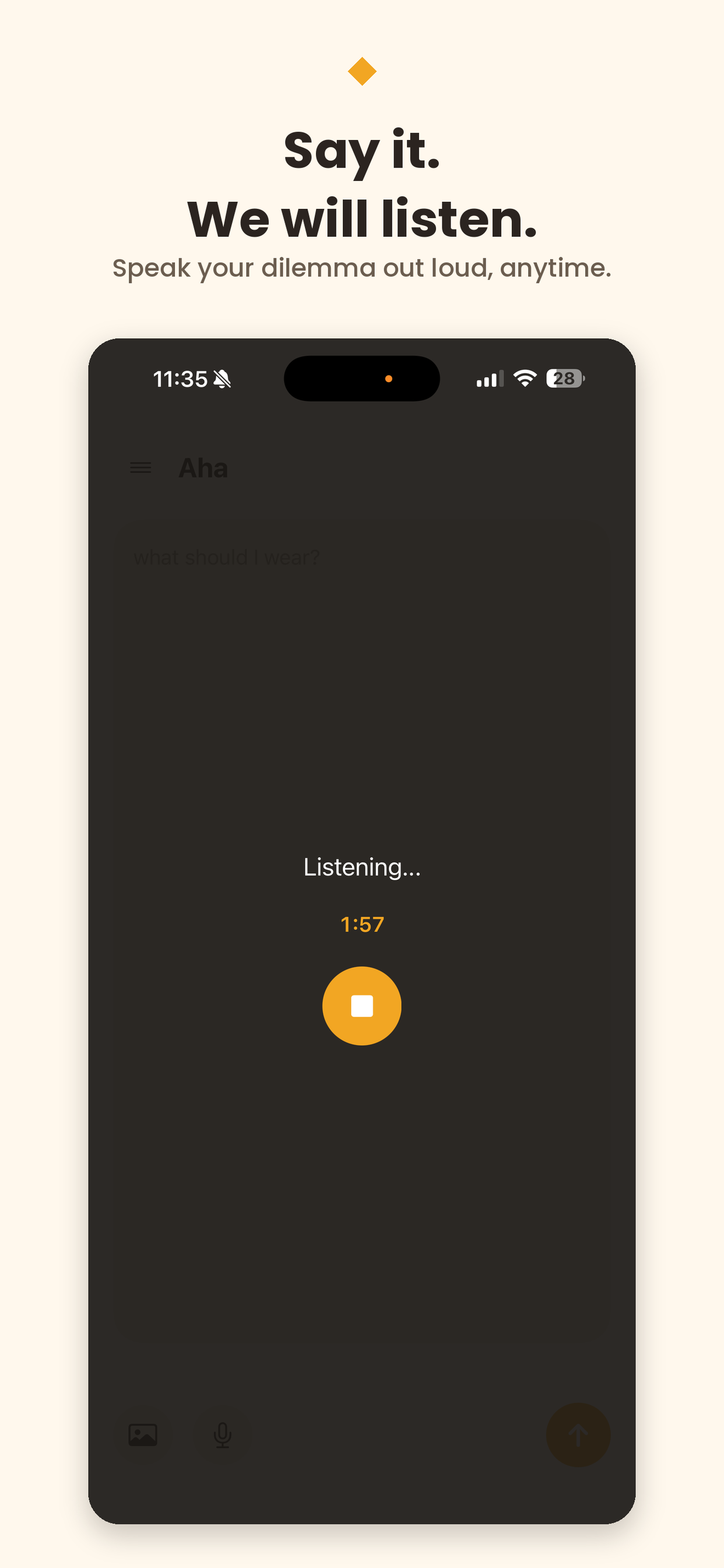 Aha: Ask, Decide, Move On screenshot 2