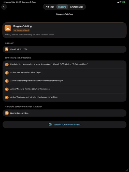 BetterAutomation — iPad Screenshot 4