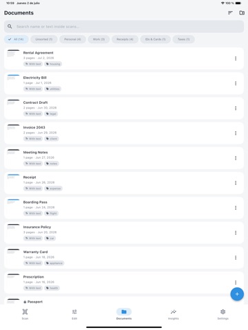 ScanDoc: PDF Scanner iPad screenshot
