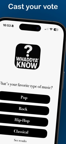 Whaddya' Know? Screenshot 1 of 3