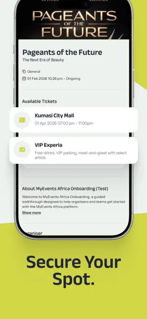 MyEvents Africa screenshot 3