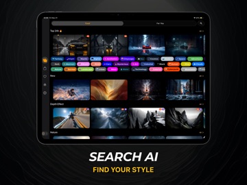 Cone AI Wallpapers 4K & 6К HD iPad screenshot