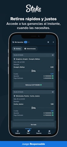 Stake Sports - Real Money iPhone screenshot 8