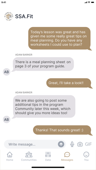 App screenshot