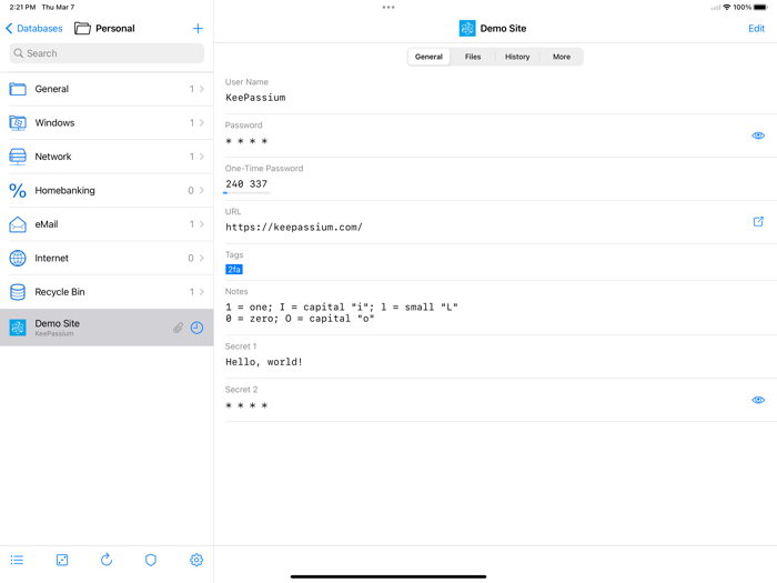 KeePassium for Intune
