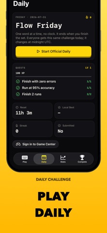Qwertiva: Typing Speed Test iPhone screenshot