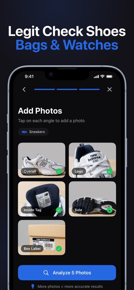Legit Check: AI Authenticator - App de Utilidades | MWM