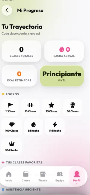 MOVFitness iPhone screenshot 1