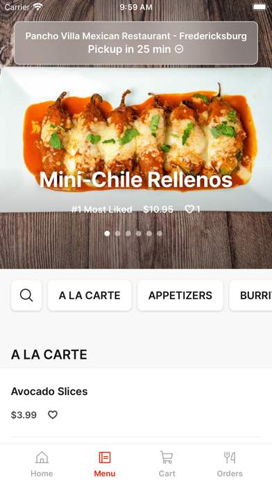Pancho Villa Mexican To Go iPhone screenshot 2 - Food & Drink app