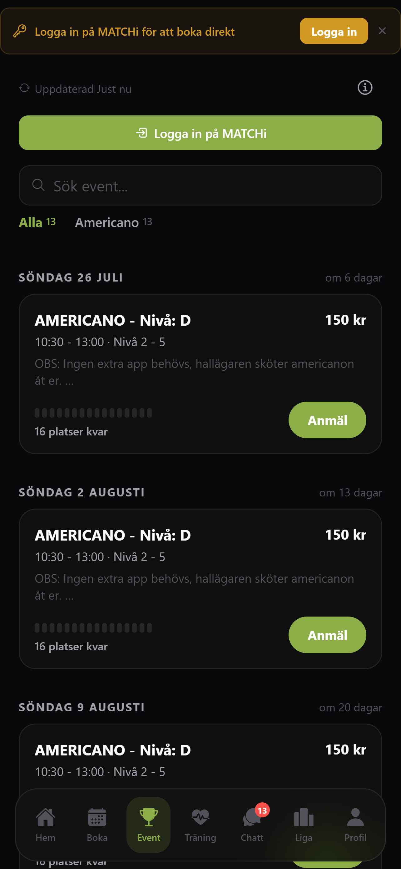 Padel Star Sweden screenshot 4